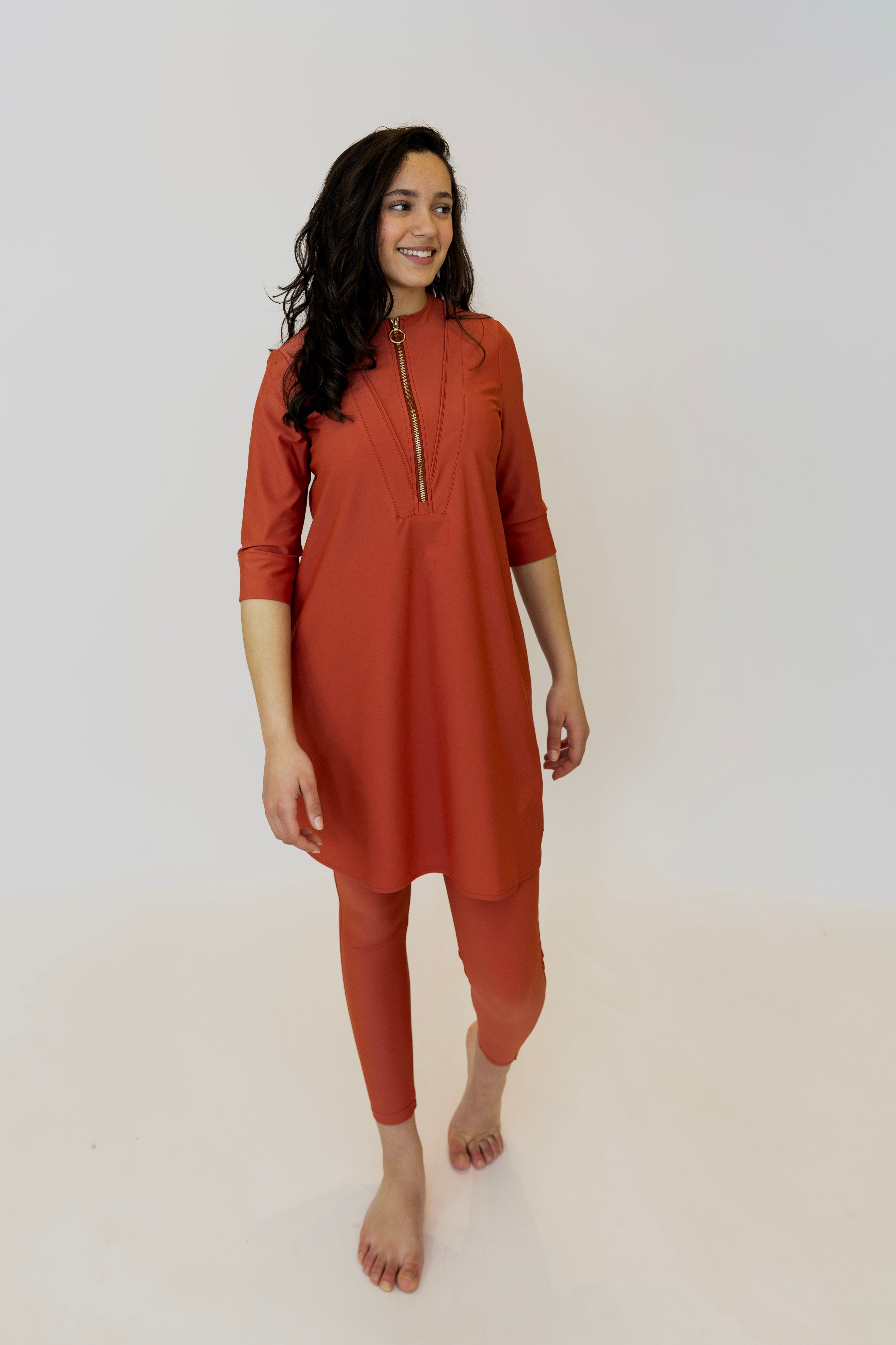 Zena burkini set mid-sleeves