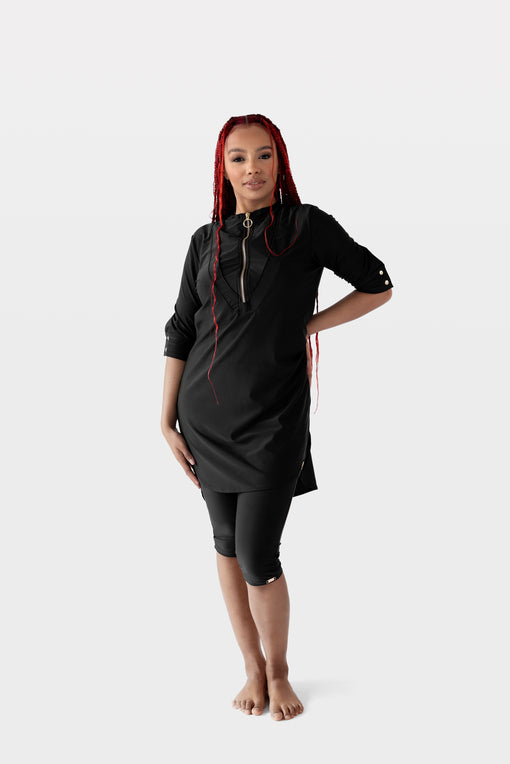 Zena Top Mid-Sleeves