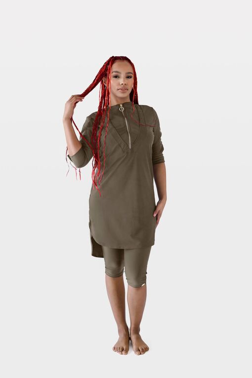 Zena Top Mid-Sleeves