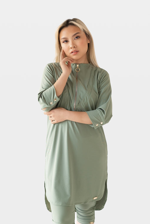 Zena Top Mid-Sleeves