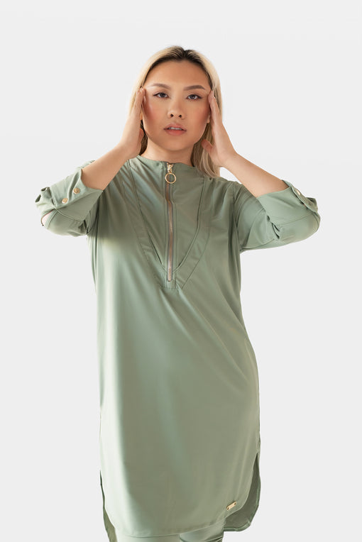 Zena Top Mid-Sleeves